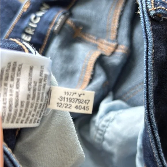 Women's Dark Blue Dream Stretch 12 X-Short Jeans - Picture 5 of 6